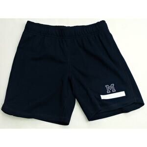 Lands End Mesh Shorts with Block M Extra Small (4-5) XS Navy Blue NEW